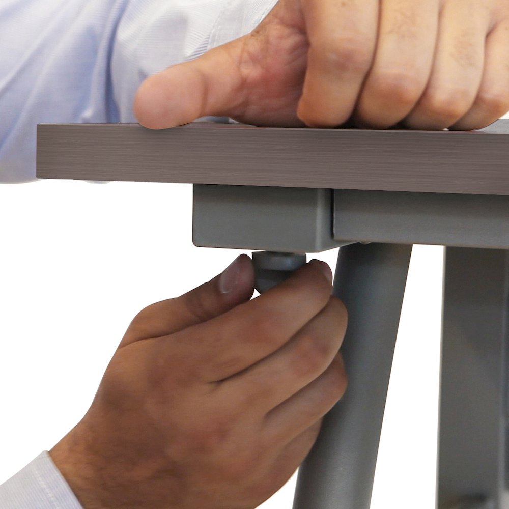 Basic Rectangular Desk 24 X 48 Ash / Gray