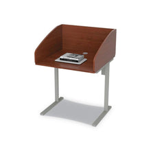Study Carrell Starter Unit, 2-Leg, 31.25 x 23.5 x 45.25, Cherry
