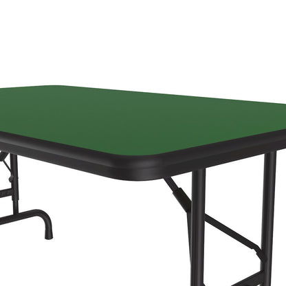 Adjustable Height High Pressure Top Folding Table 30x48"
