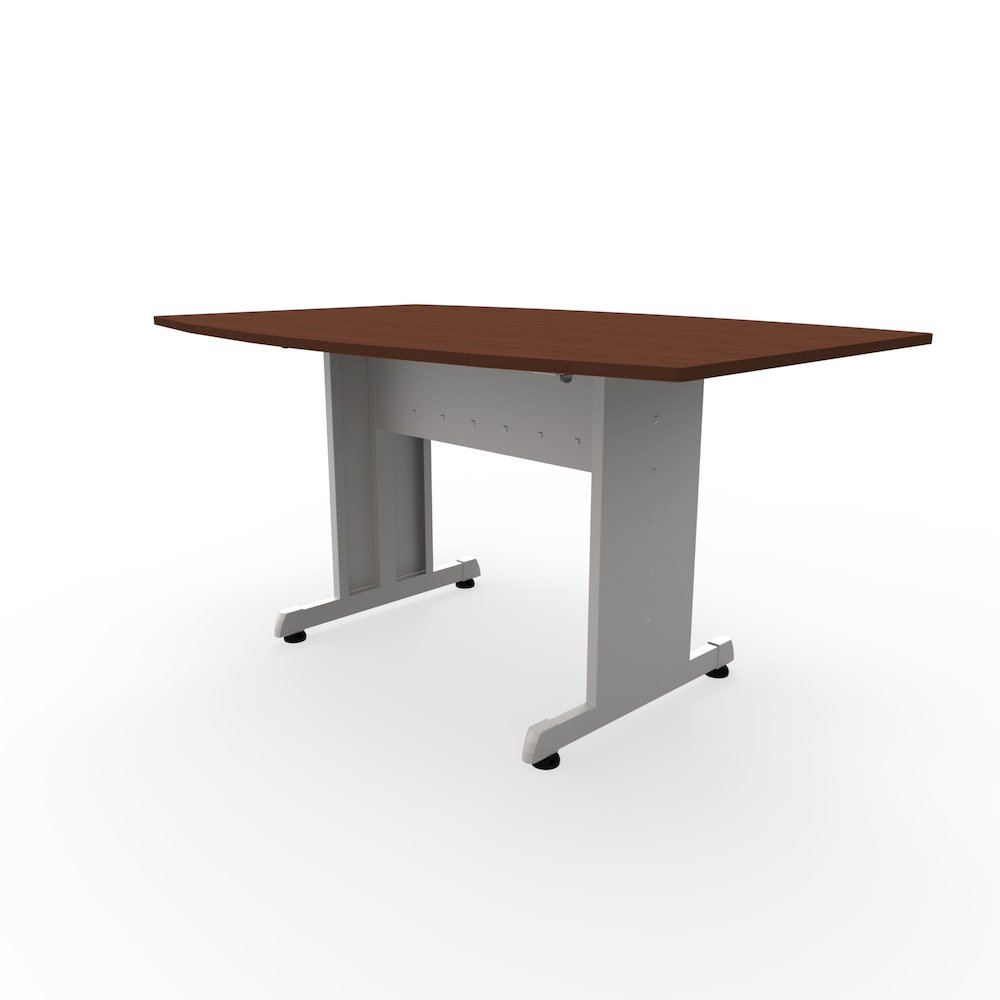 Rectangular Conference Table Cherry / Silver