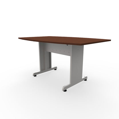 Rectangular Conference Table Cherry / Silver