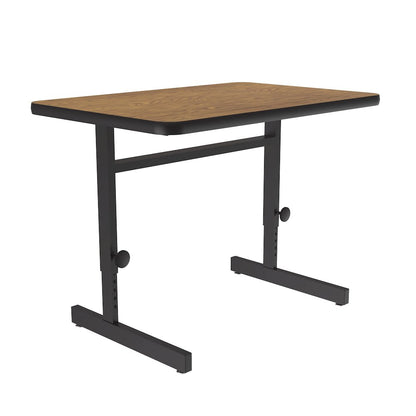 Adjustable Height Commercial Laminate Top Computer/Student Desks 24x36"