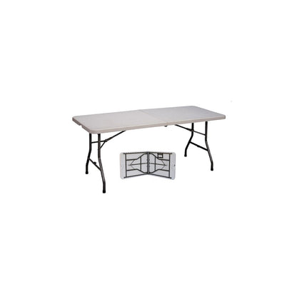 Economy Blow-Molded Plastic Fold in Half Table 30x72"