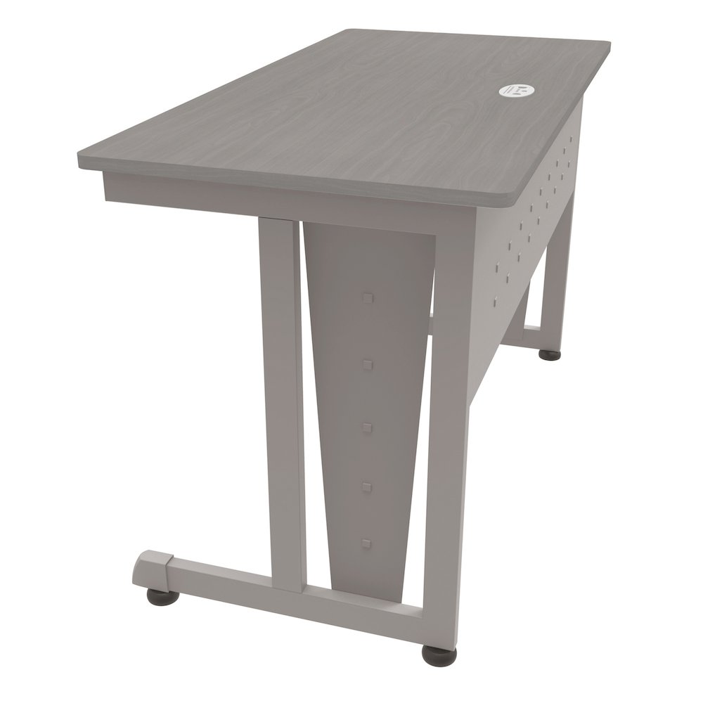 Basic Rectangular Desk 24 X 48 Ash / Gray