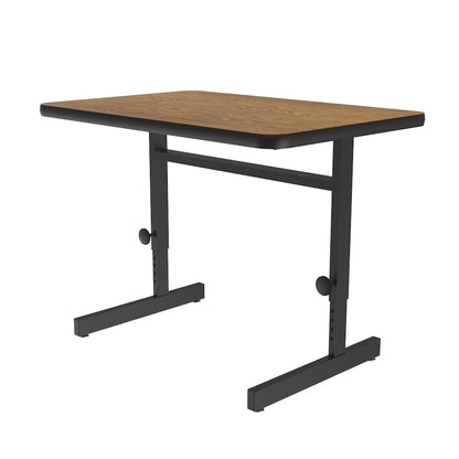 Adjustable Height Commercial Laminate Top Computer/Student Desks 24x48"