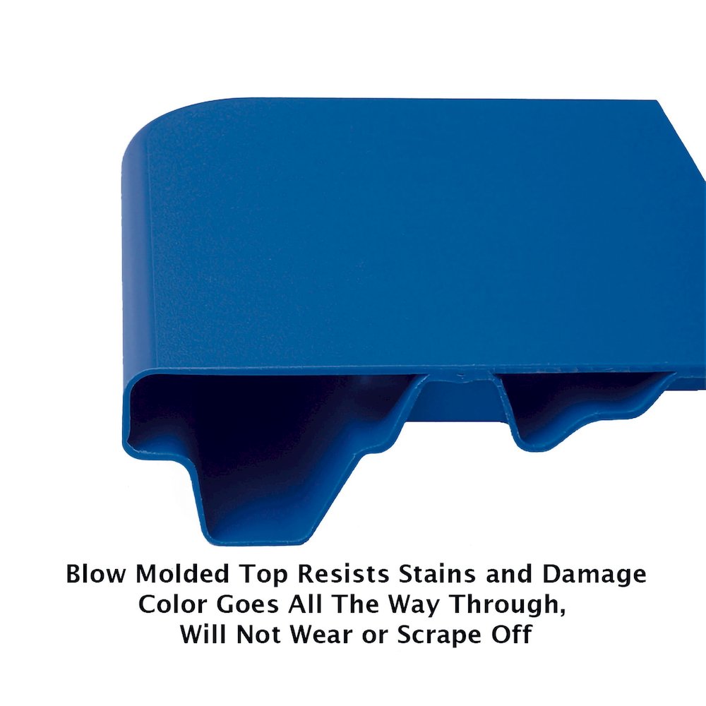 Commercial Blow-Molded Plastic Top Activity Tables 48x72"