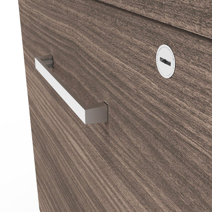 Laminate Moblie Pedestal File, Walnut