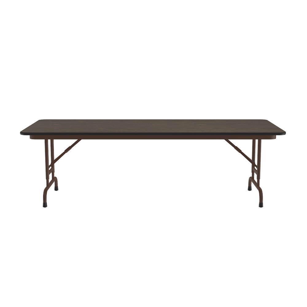 Adjustable Height Thermal Fused Laminate Top Folding Table 30x72"