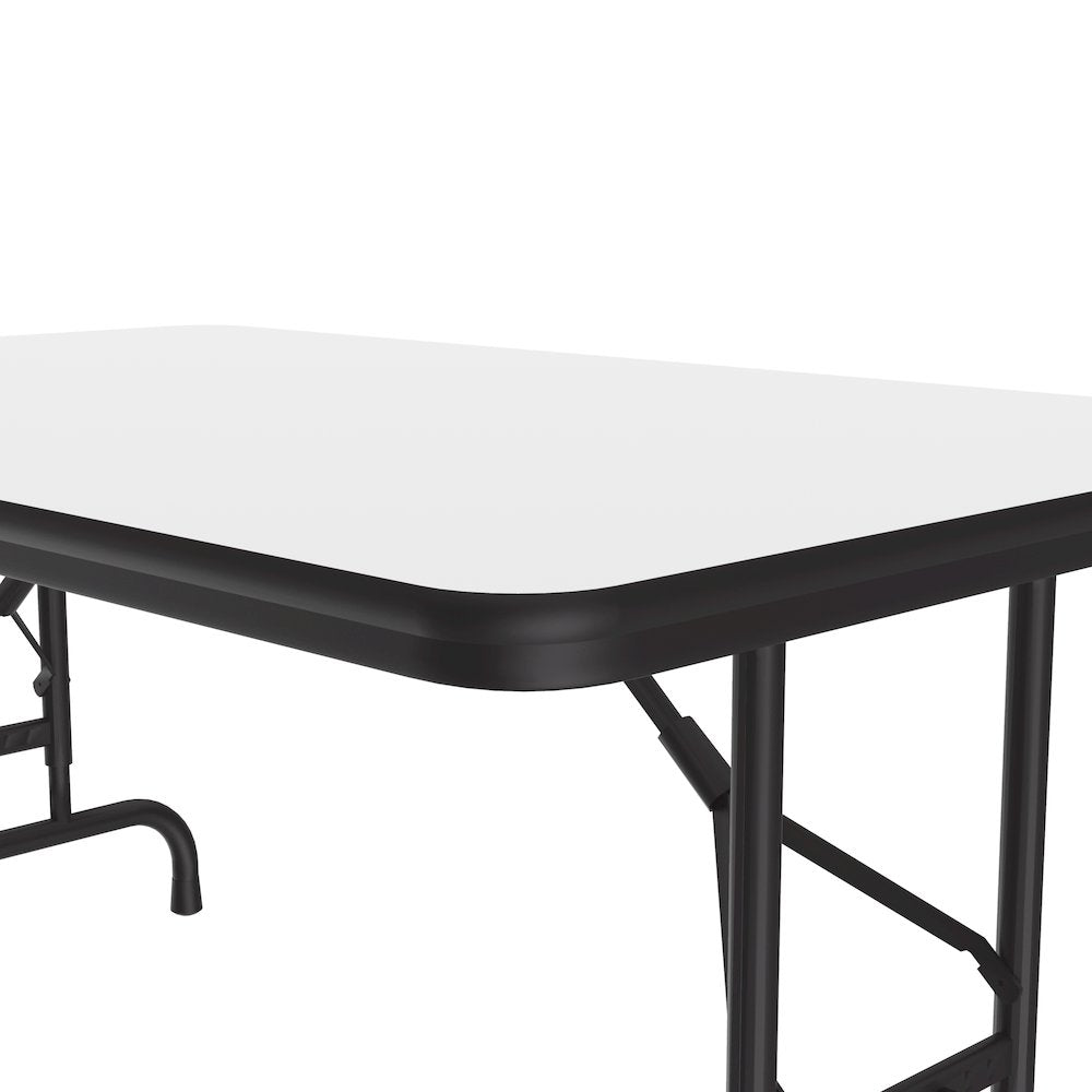 Adjustable Height High Pressure Top Folding Table 30x48"