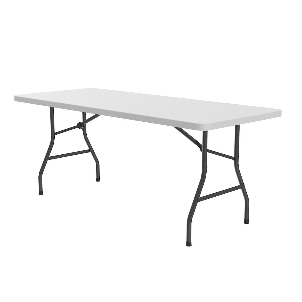 Economy Blow-Molded Plastic Folding Table 30x96"