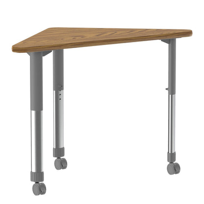 Deluxe High Pressure Collaborative Desk with Casters 41x23"