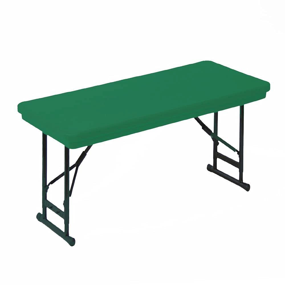 Adjustable Height Commercial Blow-Molded Plastic Folding Table 30x60"