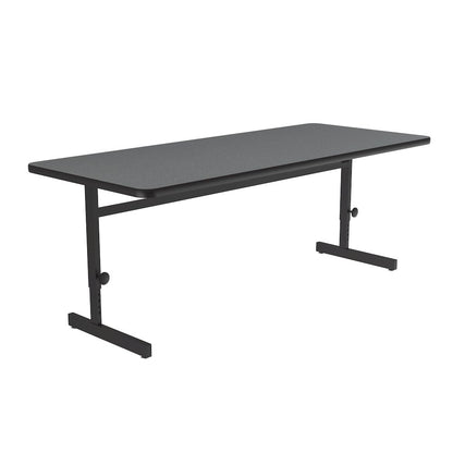 Adjustable Height High-Pressure Top Trapezoid Computer/Student Desk 30x60