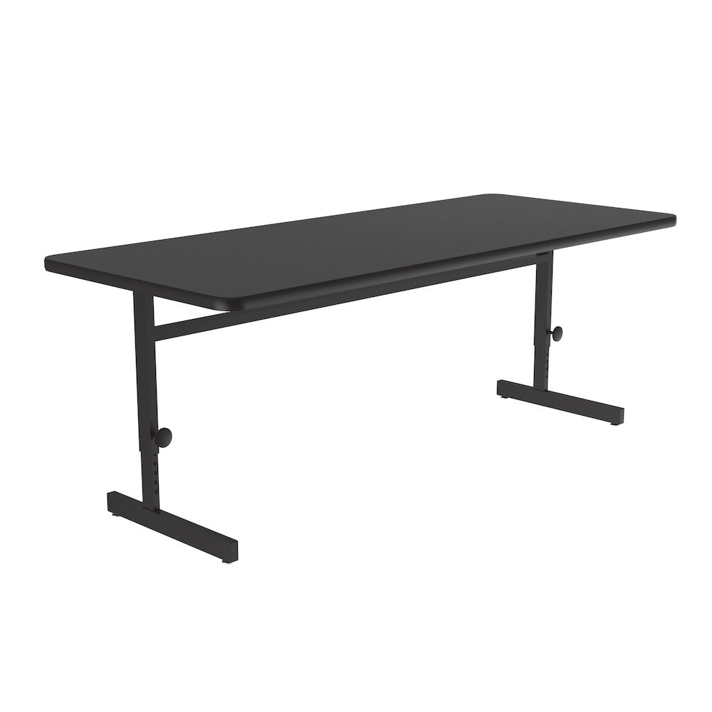 Adjustable Height Commercial Laminate Top Computer/Student Desks 30x72"