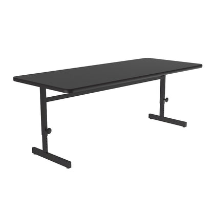 Adjustable Height Commercial Laminate Top Computer/Student Desks 30x72"