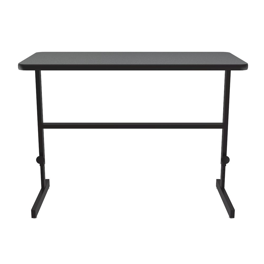 High-Pressure Laminate Top Adjustable Standing  Height Work Station 24x48