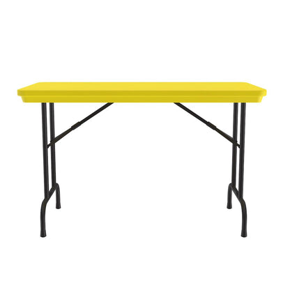 Commercial Blow-Molded Plastic Folding Table 24x48"