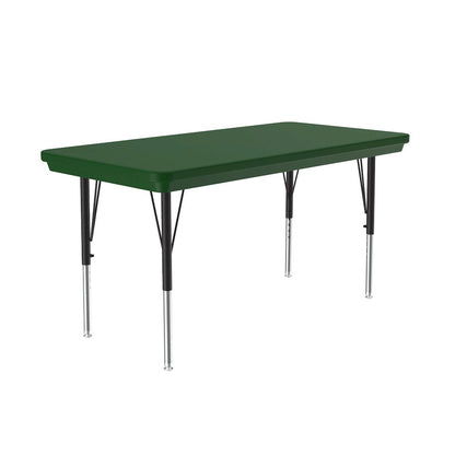 Commercial Blow-Molded Plastic Top Activity Tables 24x48"