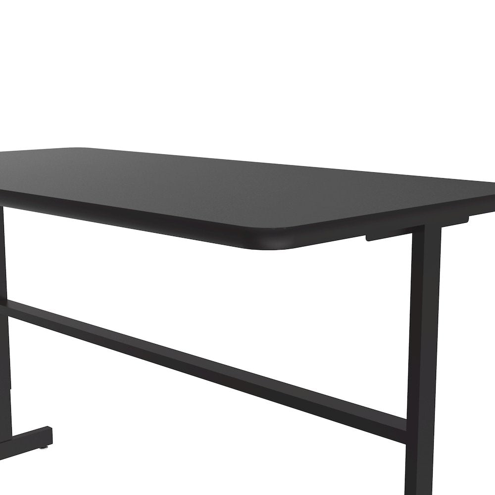 High-Pressure Laminate Top Adjustable Standing  Height Work Station 30x60