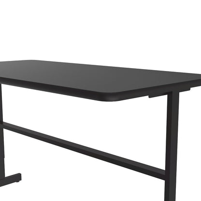 High-Pressure Laminate Top Adjustable Standing  Height Work Station 30x60