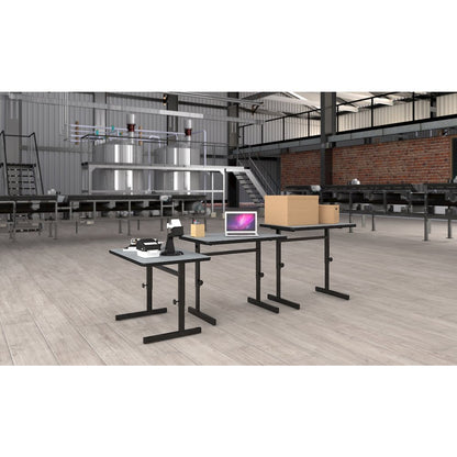 High-Pressure Laminate Top Adjustable Standing  Height Work Station 20x24