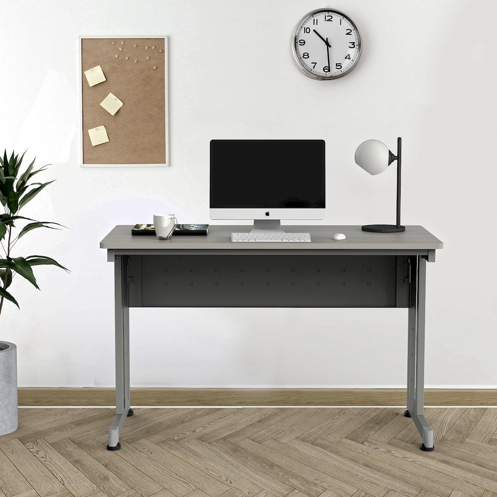 Basic Rectangular Desk 24 X 48 Ash / Gray