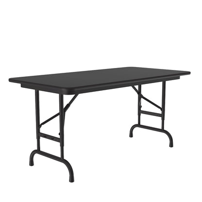 Adjustable Height Thermal Fused Laminate Top Folding Table 24x48"