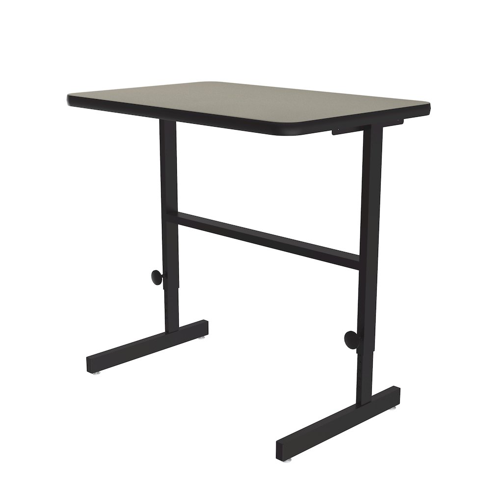 High-Pressure Laminate Top Adjustable Standing  Height Work Station 24x36