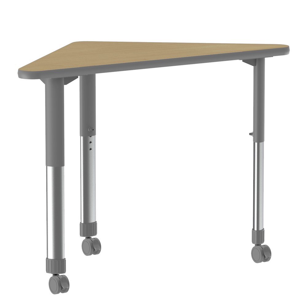Deluxe High Pressure Collaborative Desk with Casters 41x23"