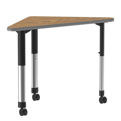 Commercial Lamiante Top Collaborative Desk with Casters 41x23"