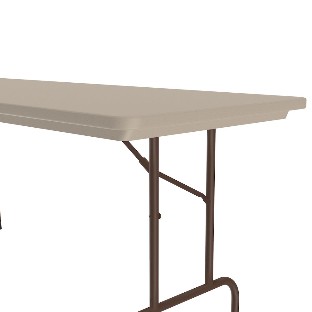 Correctional Tamper-Resistant Blow-Molded Plastic Folding Table 30x72