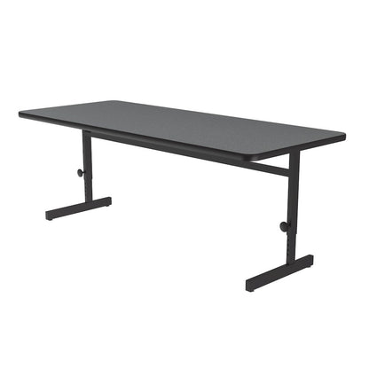 Adjustable Height High-Pressure Top Trapezoid Computer/Student Desk 30x60