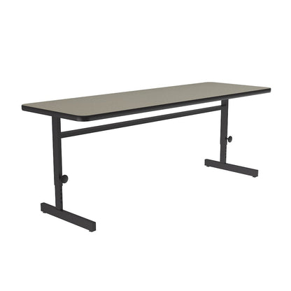 Adjustable Height Deluxe High-Pressure Top Computer/Student Desks  24x60"