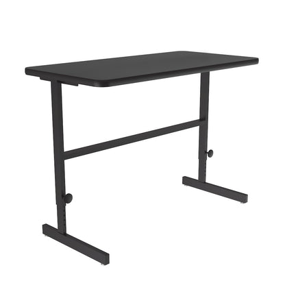 Commercial Laminate Top Adjustable Standing  Height Work Station 24x48"