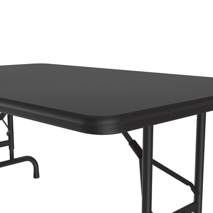 Adjustable Height High Pressure Top Folding Table 30x48"