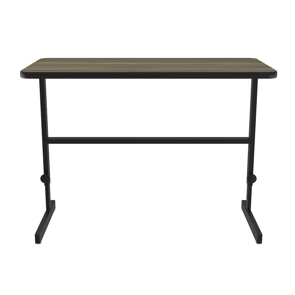High-Pressure Laminate Top Adjustable Standing  Height Work Station 24x48
