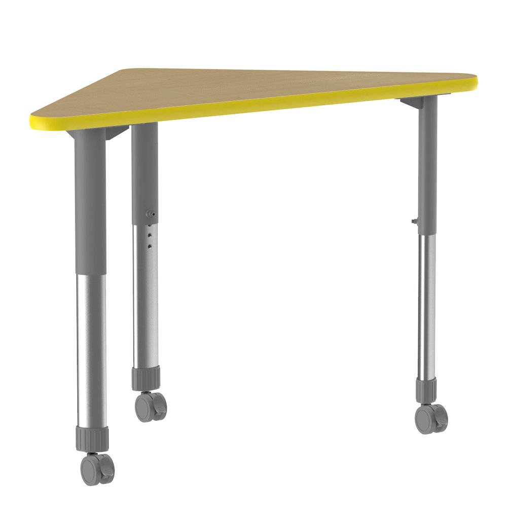 Deluxe High Pressure Collaborative Desk with Casters 41x23"