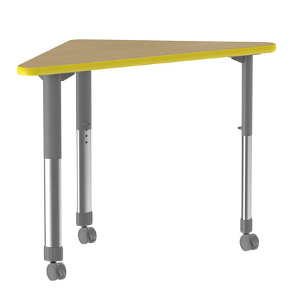 Deluxe High Pressure Collaborative Desk with Casters 41x23"