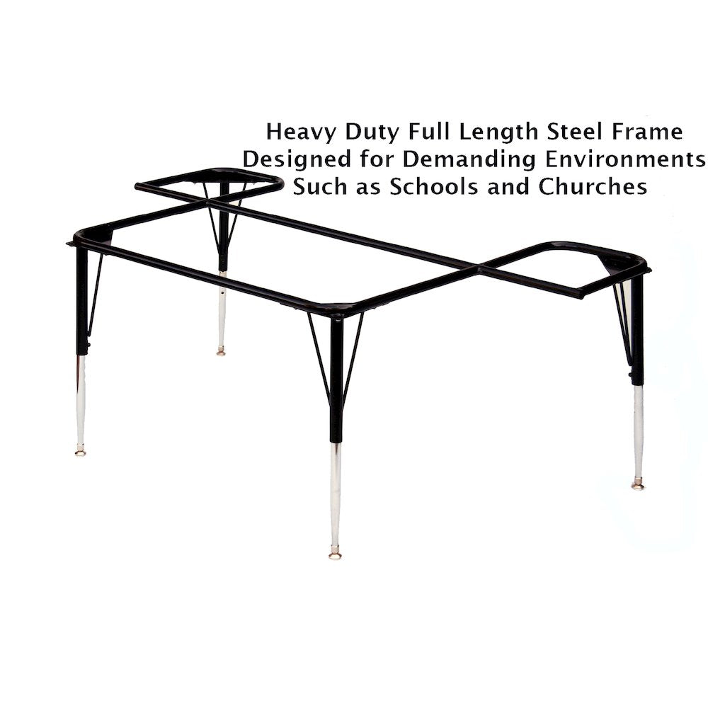 Commercial Blow-Molded Plastic Top Activity Tables 48x72"