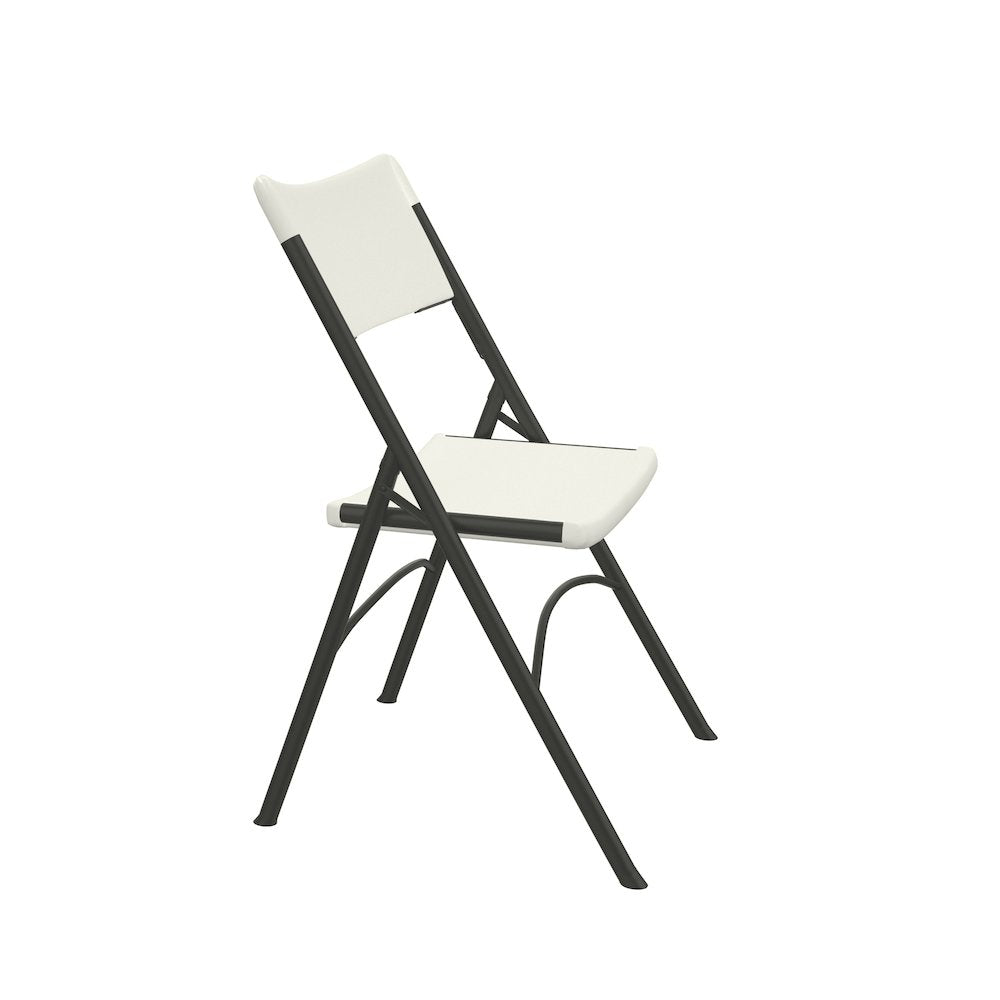 Economy Blow-Molded Plastic Folding Chair