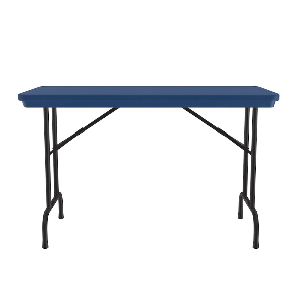 Commercial Blow-Molded Plastic Folding Table 24x48"