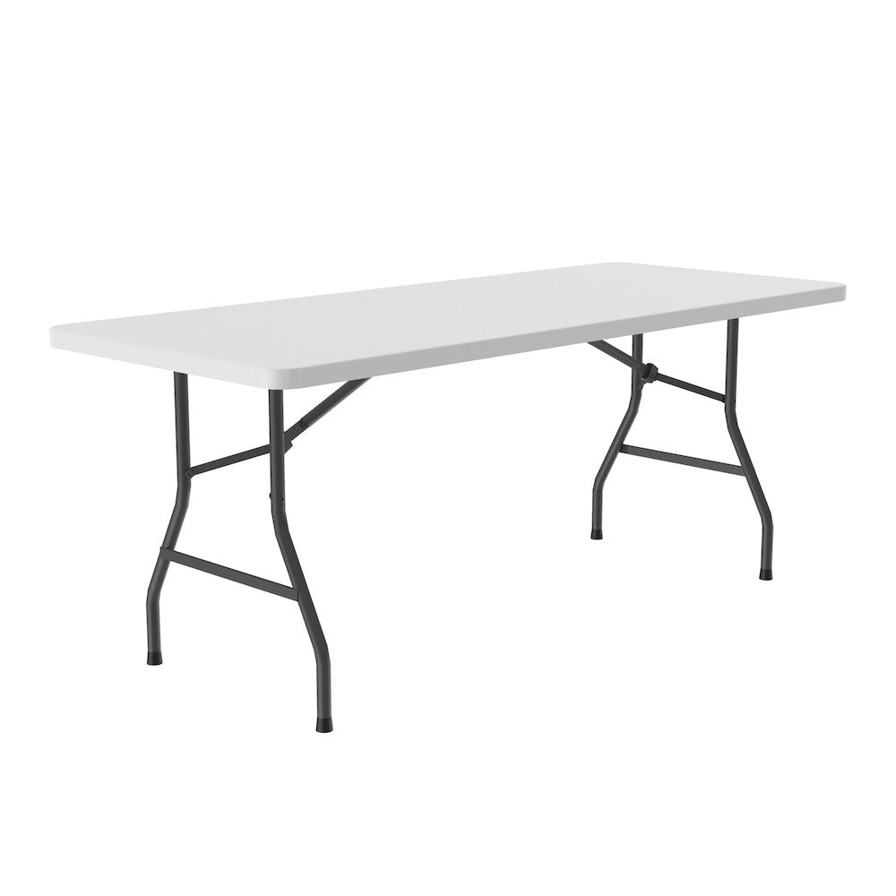 Economy Blow-Molded Plastic Folding Table 30x60"