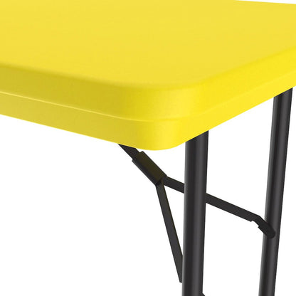 Commercial Blow-Molded Plastic Folding Table 24x48"