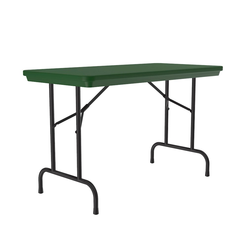 Commercial Blow-Molded Plastic Folding Table 24x48"
