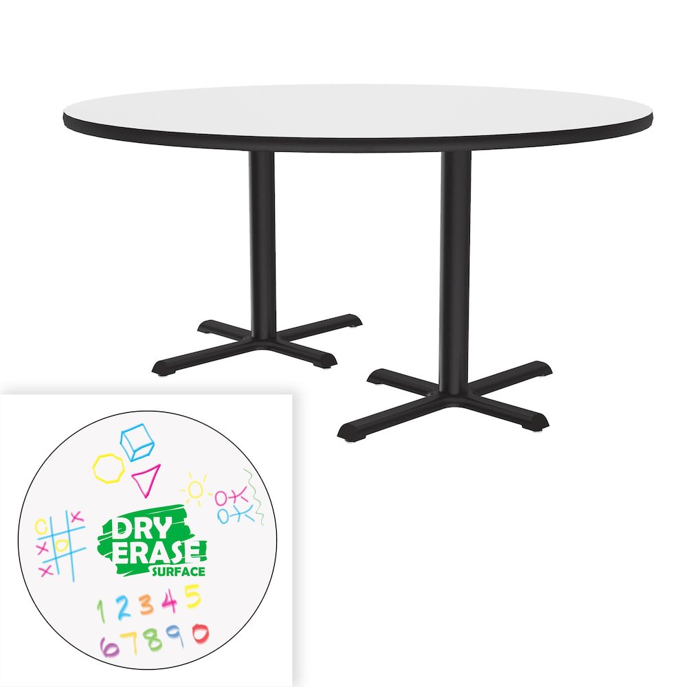 Markerboard-Dry Erase Table Height Café and Breakroom Table 60x60