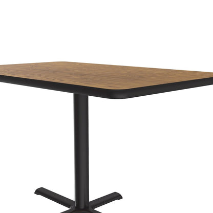 Table Height Thermal Fused Laminate Café and Breakroom Table 30x42"