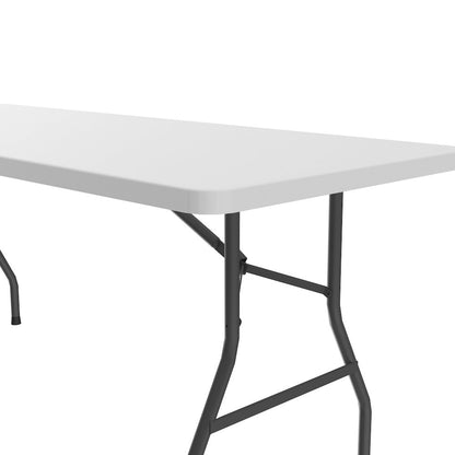 Economy Blow-Molded Plastic Fold in Half Table 30x72"