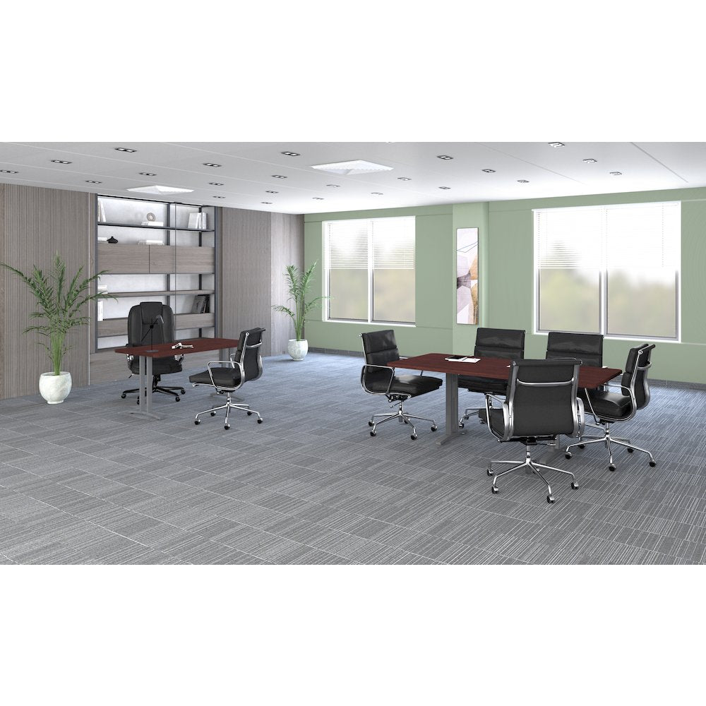 Deluxe High-PressureCurvature Collection Executive Desk / Table 30x72"