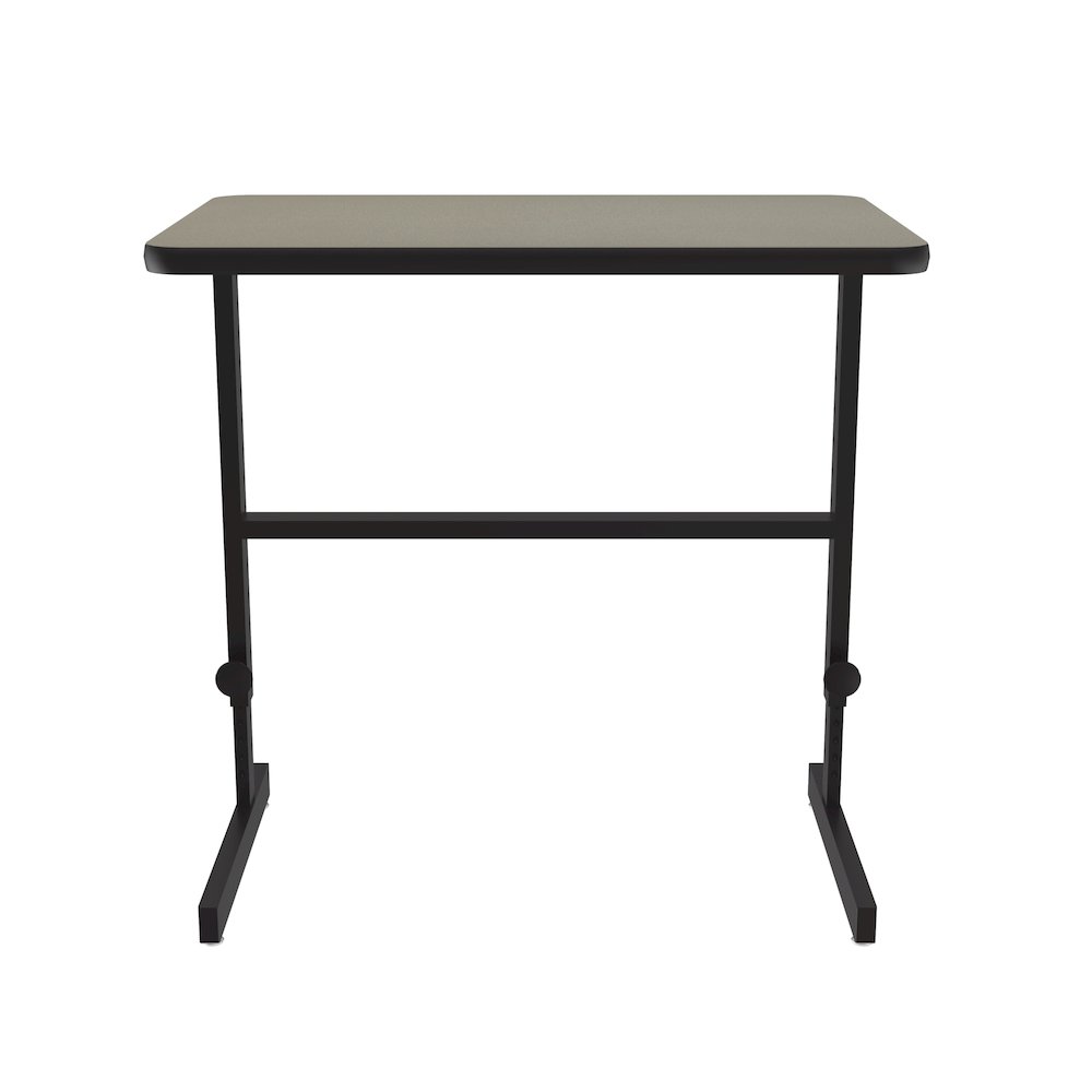 High-Pressure Laminate Top Adjustable Standing  Height Work Station 24x36