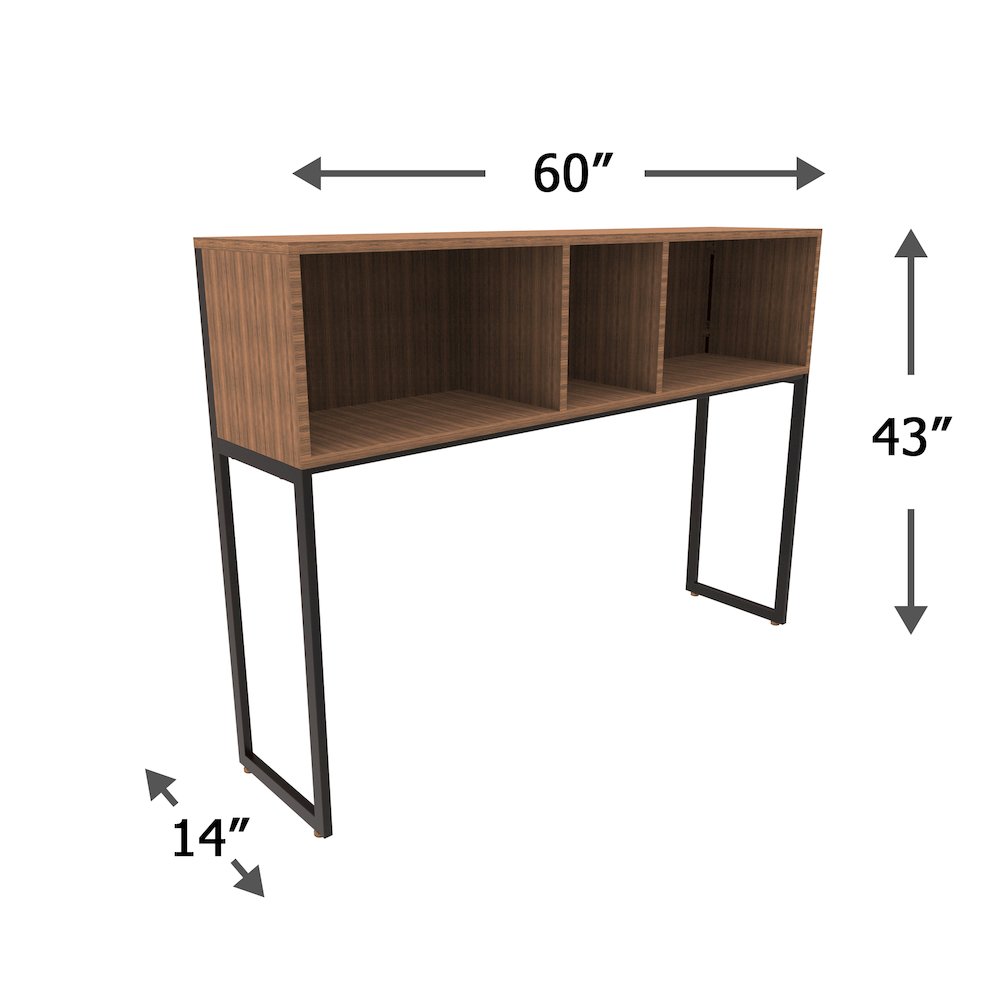 Urban Hutch, 60” Finish Color, Black Structure
